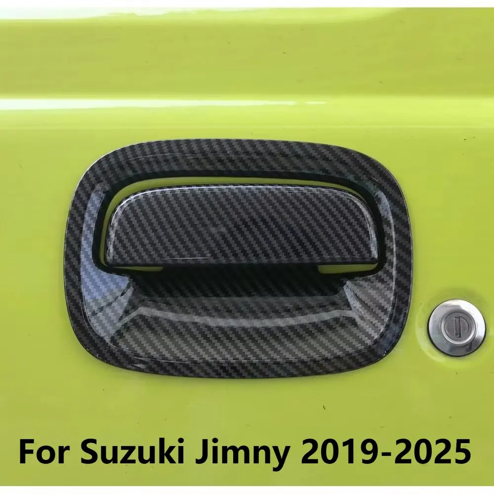 For Suzuki Jimny JB64 3-Door 2019-2025 Car Door Handle & Bowl Cover Trim Set 4Pcs ABS Styling Exterior Accessories