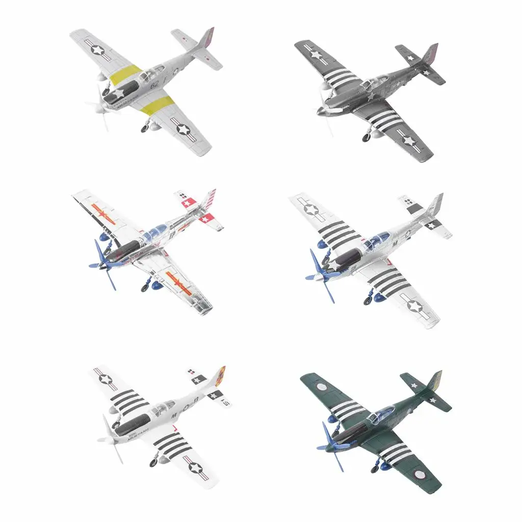 WWII Fighter Model Plastic Aircraft Model Kits Living Room Decor DIY