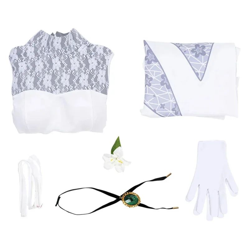 HAni 2025 코스프레 여성 판타지 의상 애니메이션 Violet Evergarden 의상 변장 목걸이 성인 여성 할로윈 Rol ☆ ★ ww를 입력하세요.