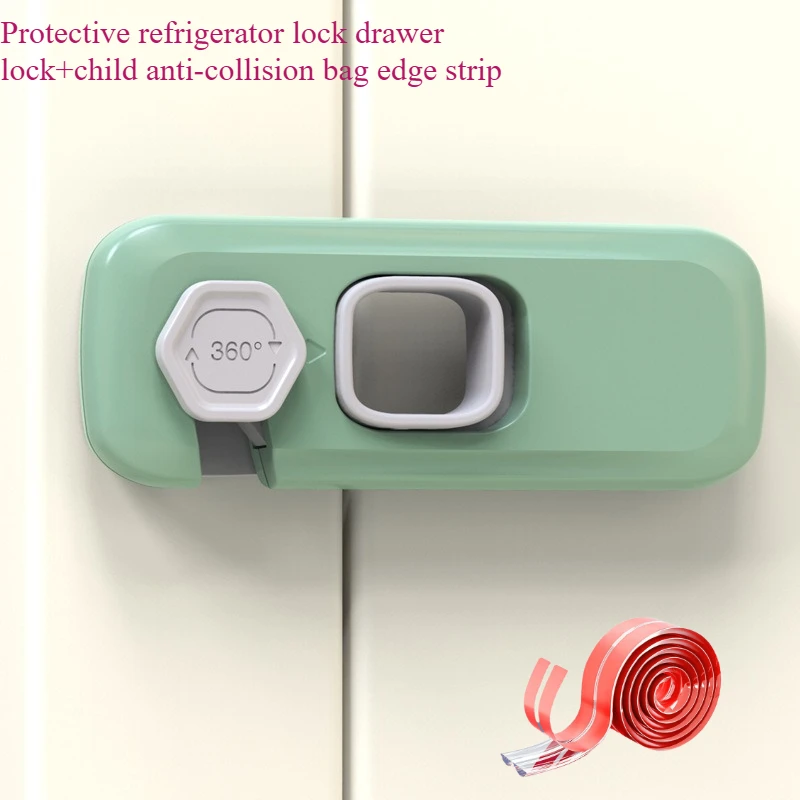 

Самоклеящийся дверной замок - замок для защиты детей, дверной замок для холодильника и ящика с защитой от защемления