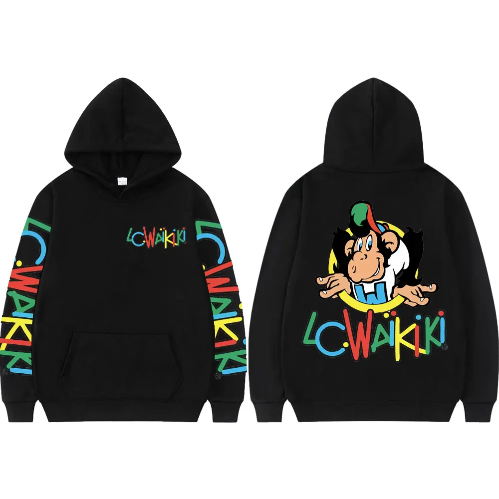 

Limited Lc Waikiki Monkey Graphic Hoodies Men Women Clothing Harajuku Y2k Cartoon Sweatshirts Casual Fashion Oversized Pullovers