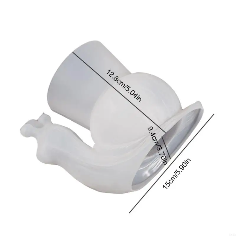 HX6D Succulents Pot Pot Resin Silicone Thích hợp cho DIY Vườn Bê tông Bê Vật Chụp Nến Thủ công Trang trí nhà