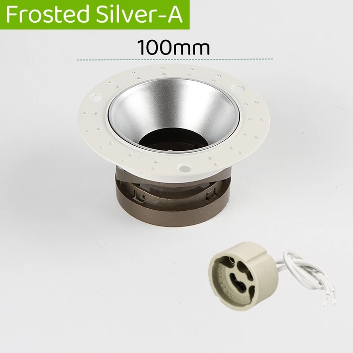 Smalle Velg Verzonken Led Plafond Downlight Anti-Glare Mount Frame GU10/MR16 Lamp Socket Base Indoor Spot Verlichting montage Beugel