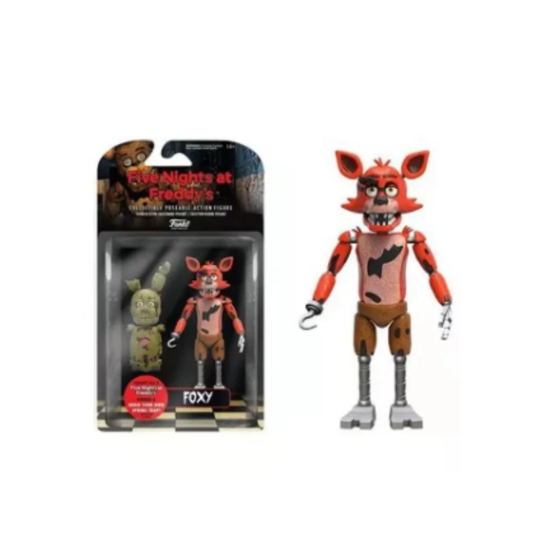 Fnaf Bear Midnight Harem Five Nights Joint movible desmontable Game figura de acción a Five Nights Security Breach Model Toy para niños