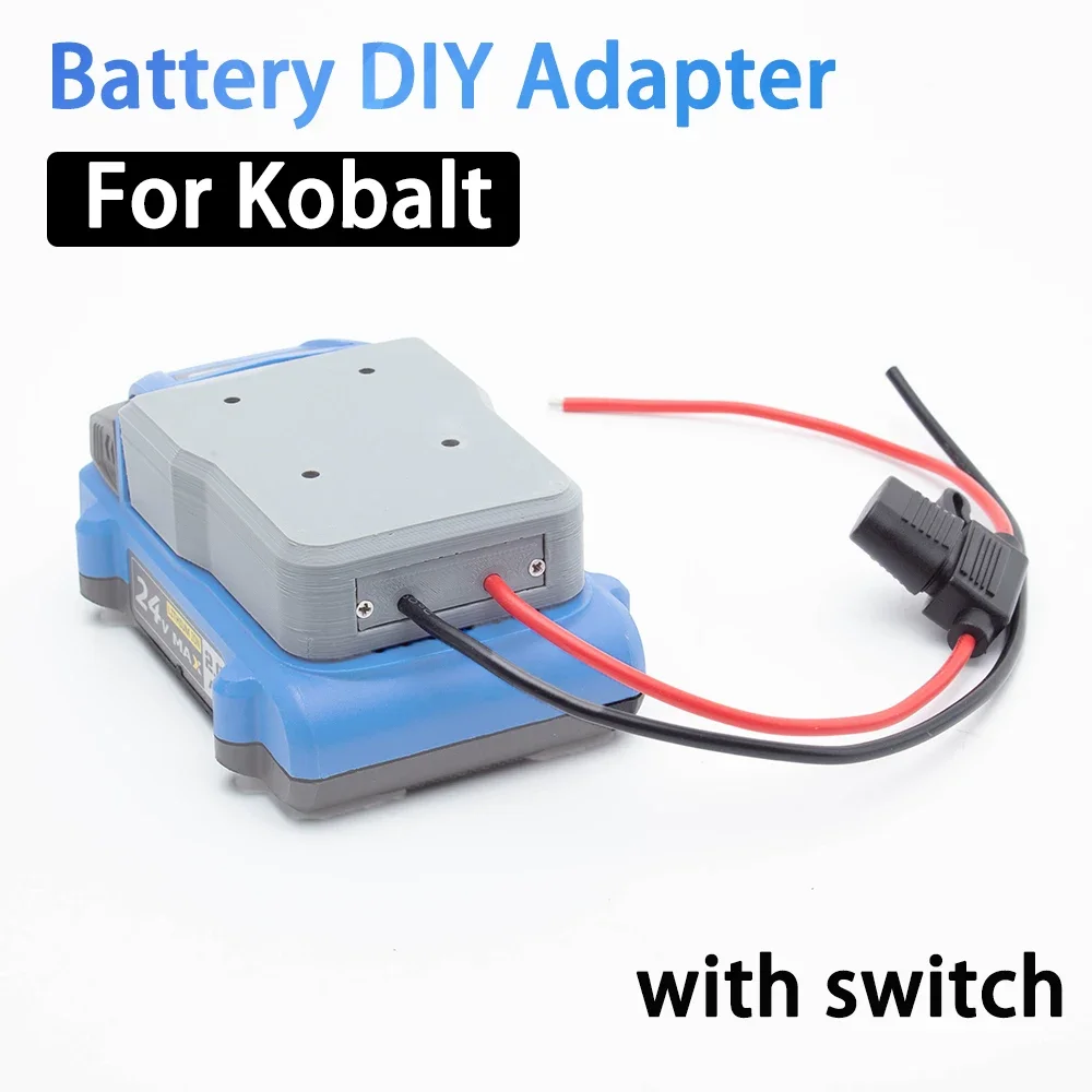 

Battery DIY Adapter for Kobalt 24V Lithium-ion Battery 14 AWG Wires Wire with insurance -Power Tool Accessories