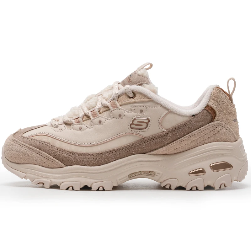 

Женские кроссовки Skechers, модная модная обувь с пандой, обувь для папы, теплая повседневная обувь с низким берцем на флисовой подкладке 150240-Sdnt