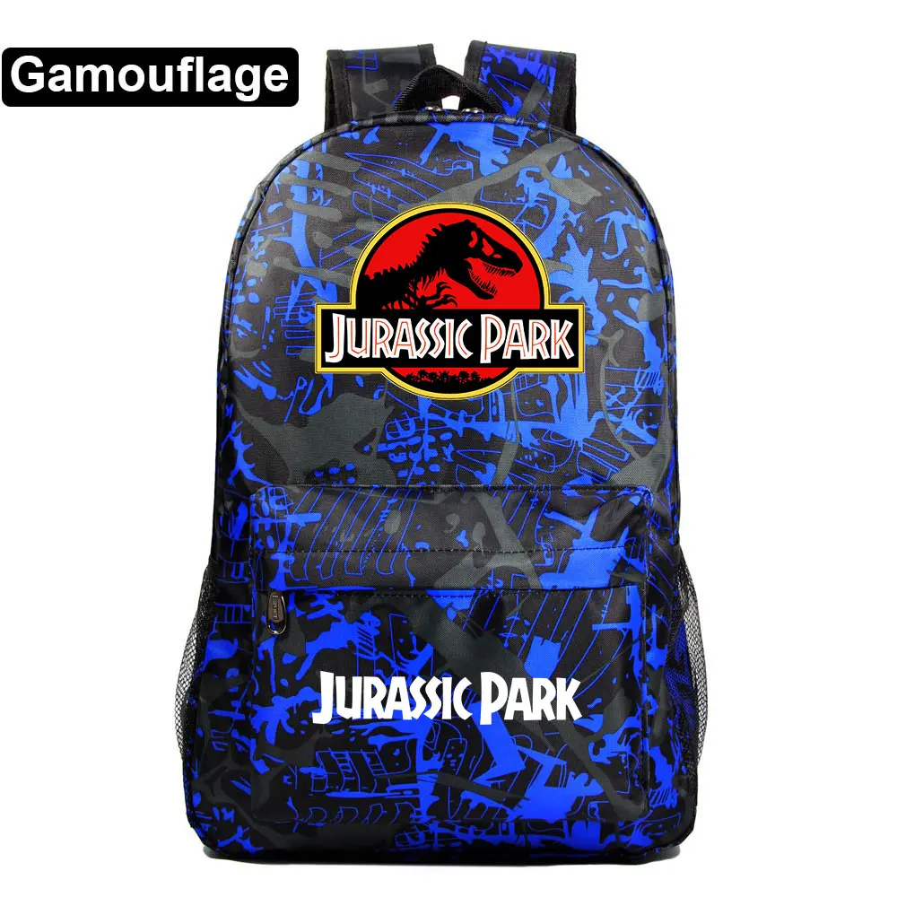 

New Jurassic Park Dinosaur Prints Boy Girl Kids Book Bags Women Bagpack Teenagers Schoolbag Men Student Laptop Travel Backpacks