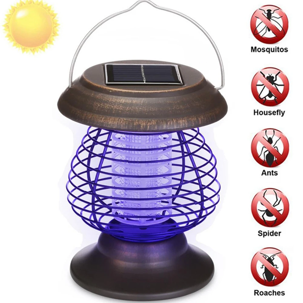 2024 업그레이드 광촉매 모기 킬러 램프, 무방사선 USB 전원, 음소거 가정용 LED 버그 재퍼 곤충 트랩