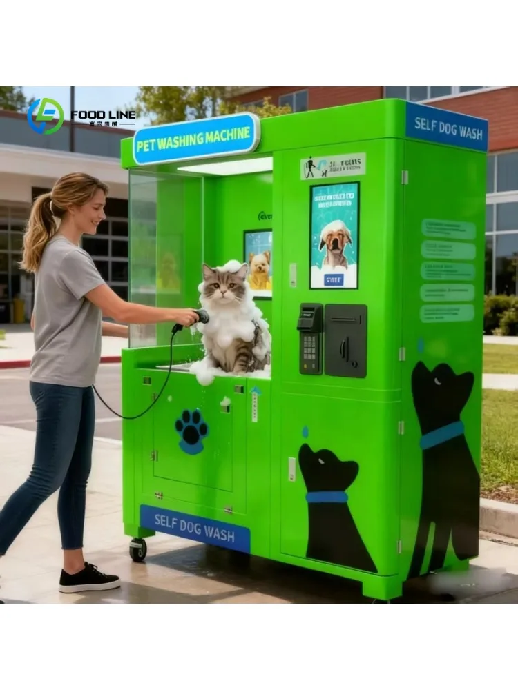 FL 2026 New Smart Professional Quick Efficient Self Service Washing Machine for Medium-sized PET Dog Cat Bathing Grooming Custom
