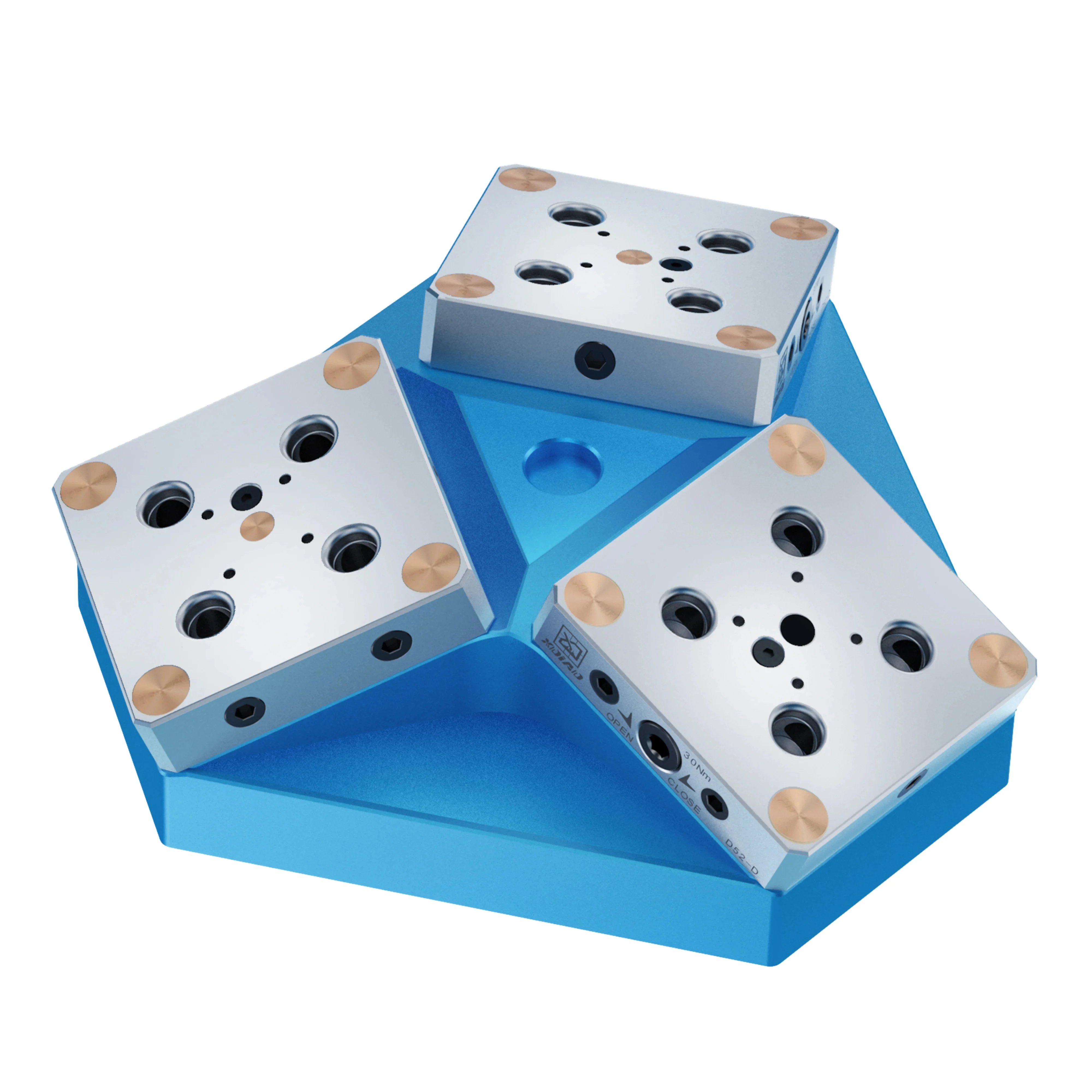 

Numerical control XinDianD52 double station tower stack, height D52 fast point plate machine manual chuck