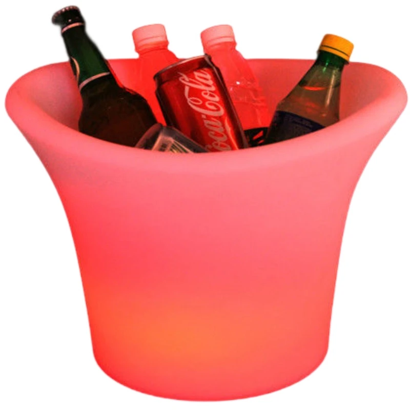 LED Light Up Illuminated Glowing Wine Holders ice bucket VC-I3627