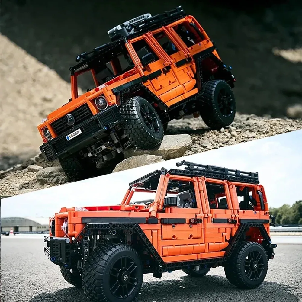 

2891 деталь Technic-Benz G 500 PROFESSIONAL: Модель внедорожника для сборки, конструктор-головоломка, подарок на праздники и день рождения