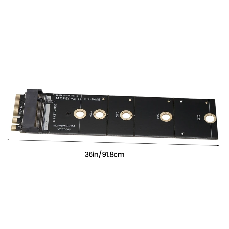 Tarjeta de expansión M.2 A+E KEY Slot a M.2 NVME Tarjeta adaptadora NGFF a KEY-M