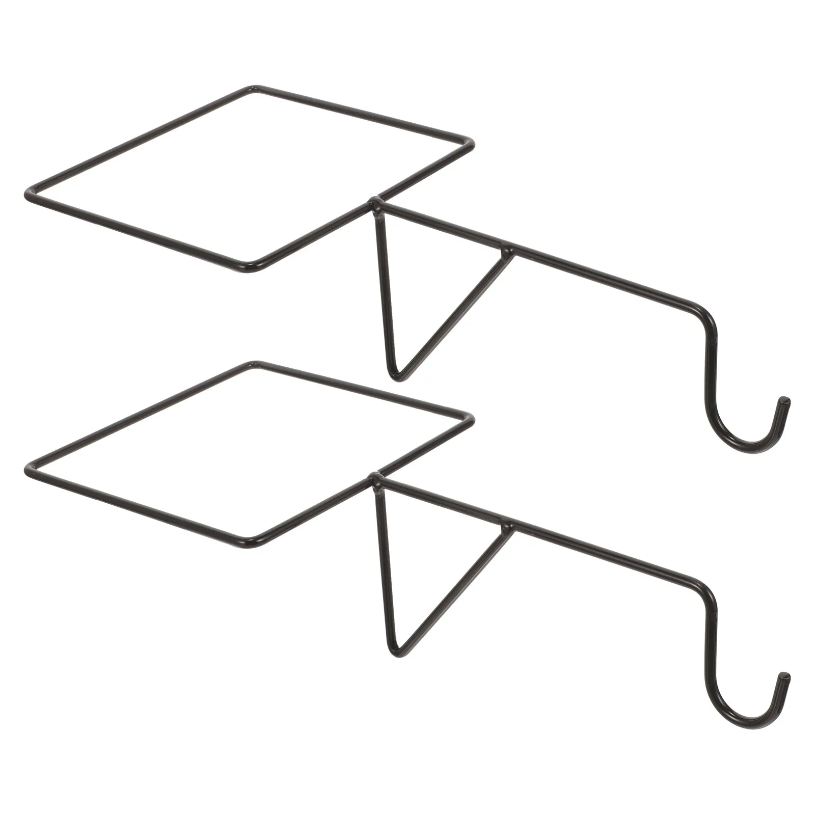 

2pcs Hooks for Hanging Baskets Plants Lanterns Railing Planter Brackets Fence Mount Outdoor Garden Durable Design