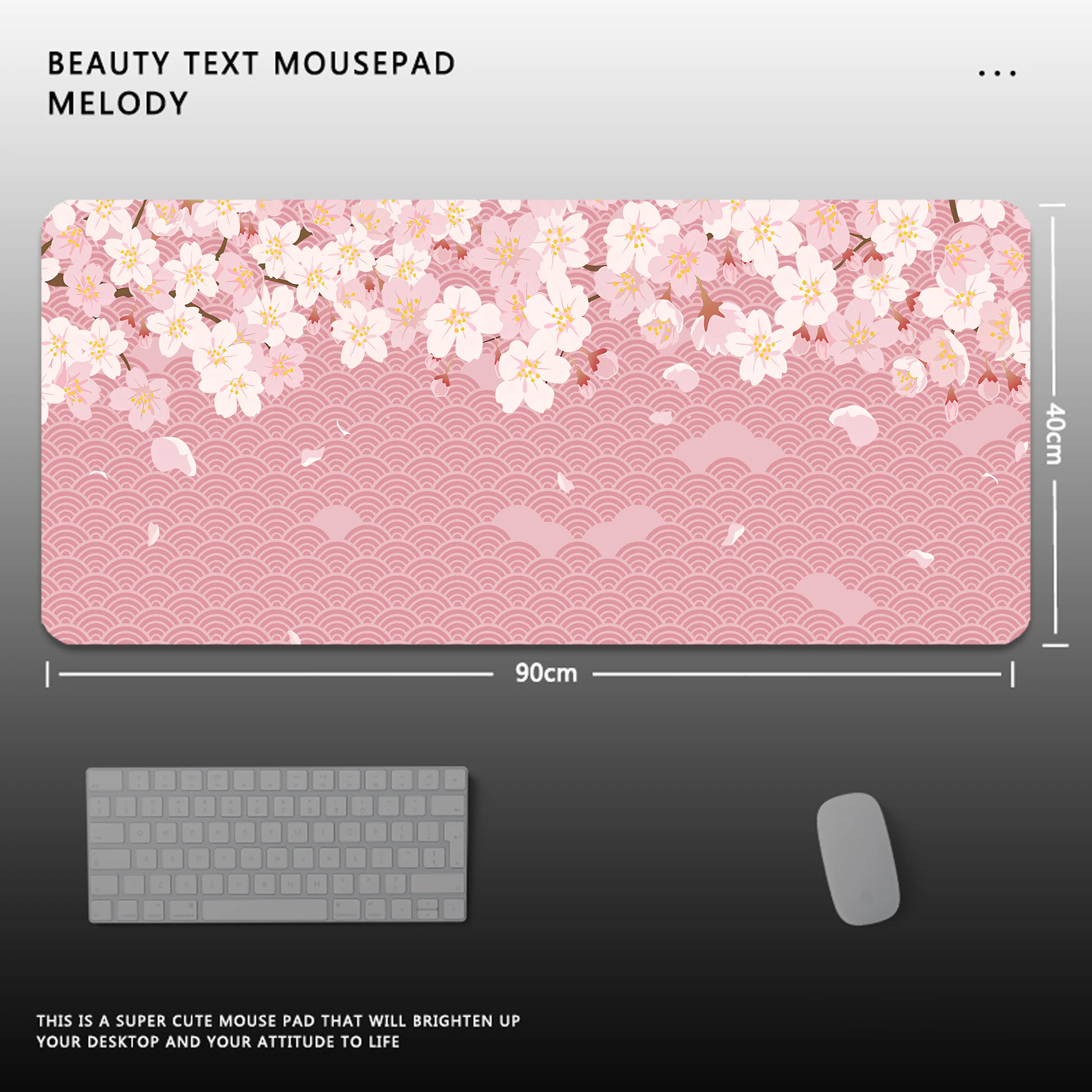 

Черный коврик для мыши геймер Сакура Лагер компьютерный настольный коврик 900X400 клавиатура аниме офисный ковер игровой коврик Kawaii расширенный коврик