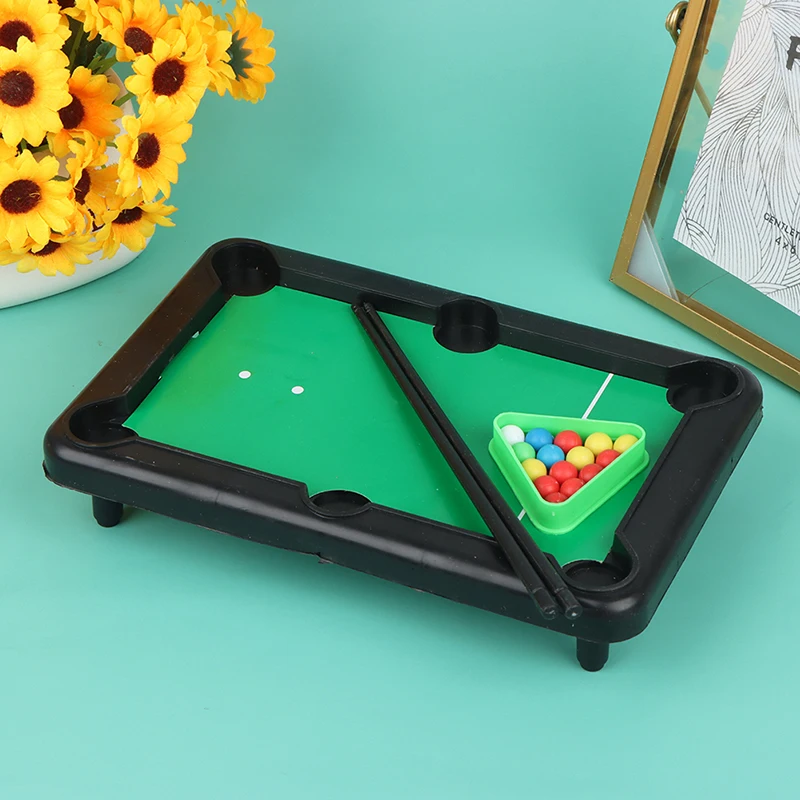 Billiards Mini Desktop Pool Table Snooker Toy Game Set Parent-Child Interaction