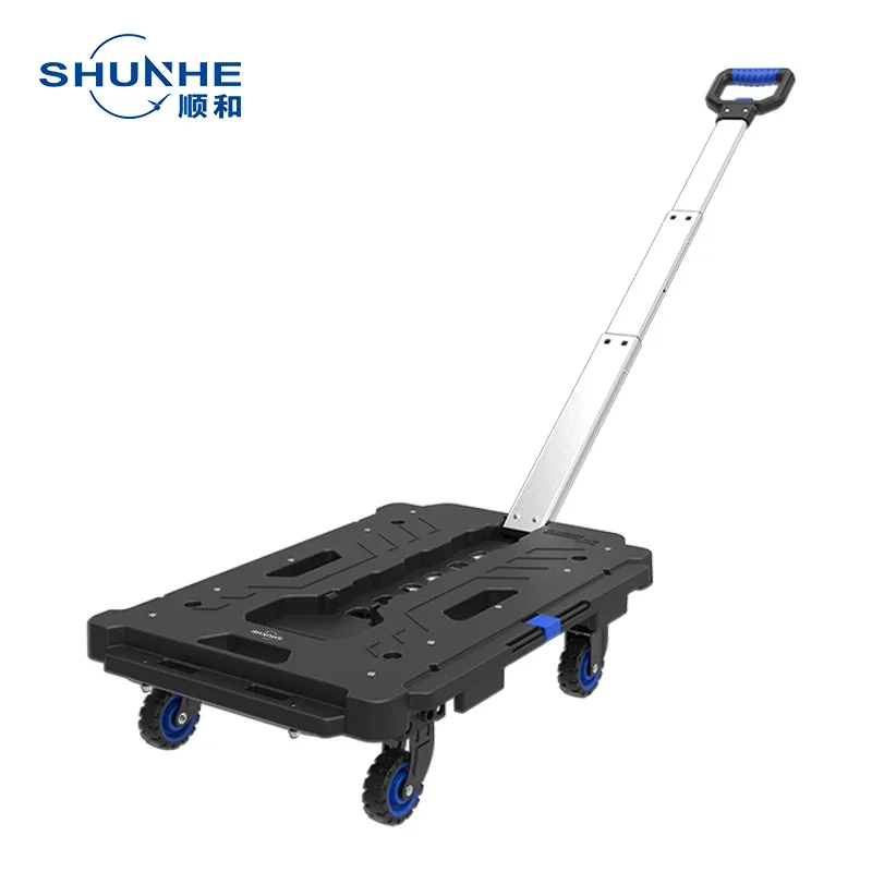 

Innovative two-in-one splicing trolley and 136kg platform trolley FW-99HA with folding four wheels