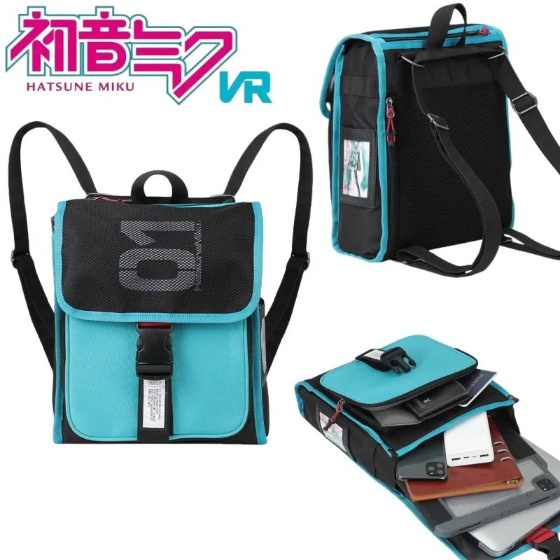 

New Hatsune Miku Backpack Waterproof Cartoon Hatsune Miku Itabag Large Capacity Portable Storage Holiday Gifts Commuting