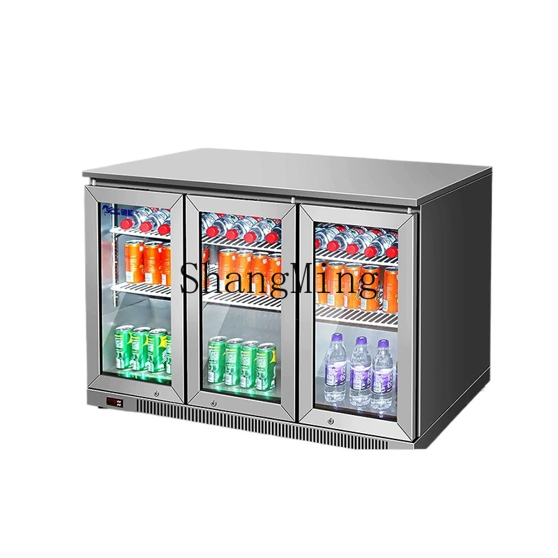 

ZYY commercial embedded bar counter small refrigerator constant temperature fresh-keeping refrigerated display cabinet