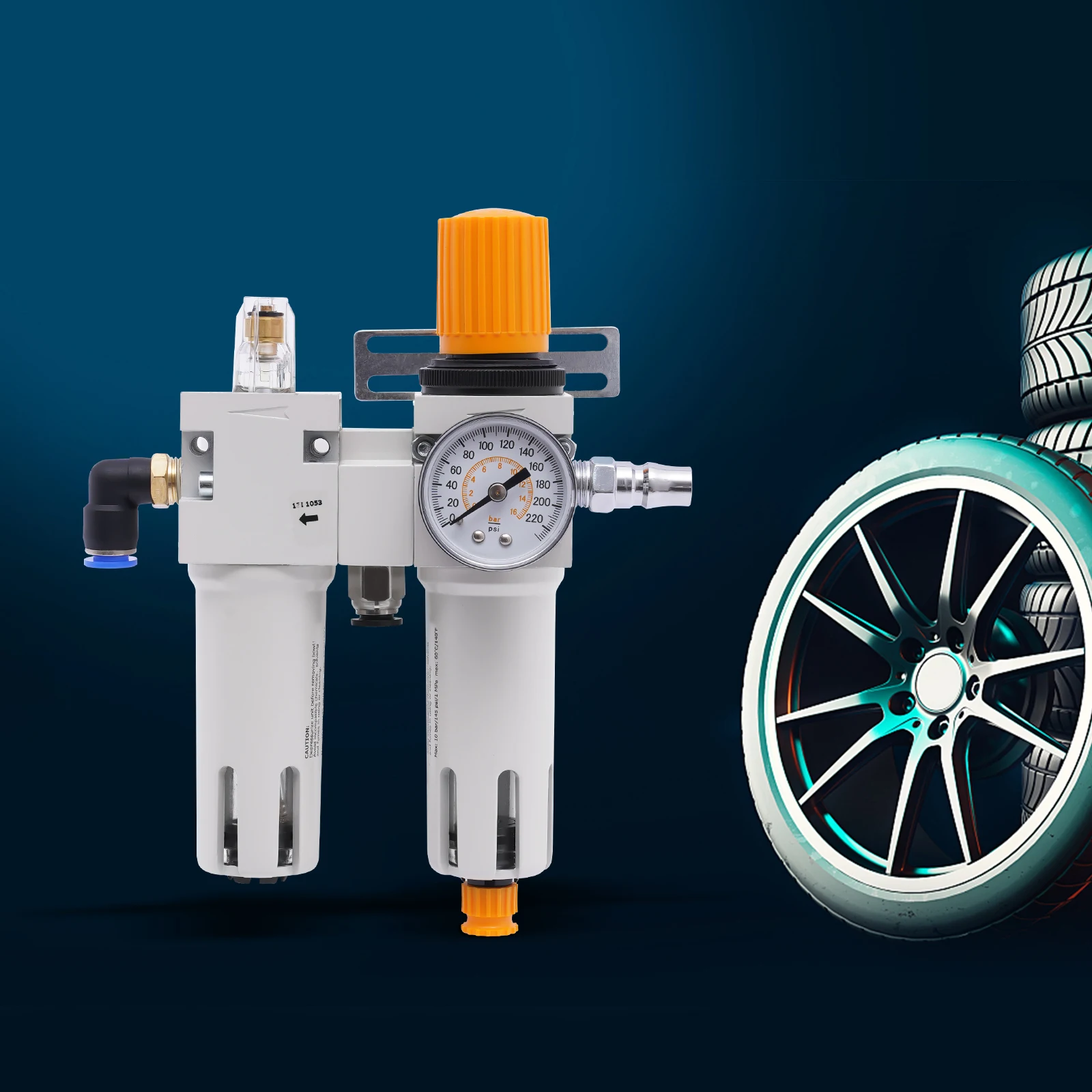 

Регулятор водоотделителя масла воздушного давления 145Psi для шиномонтажного станка, часть машины
