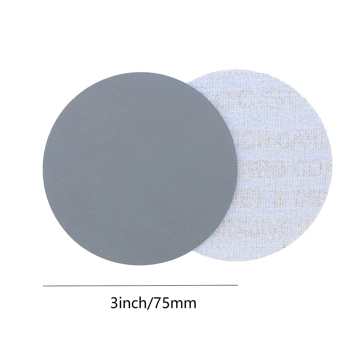Bộ 102 Giấy Nhám 3 Inch Đĩa 60-3000 Nhám Giấy Nhám Với Backer Tấm Vỏ Mềm Xốp Đệm Lót và Miếng Đánh Bóng S