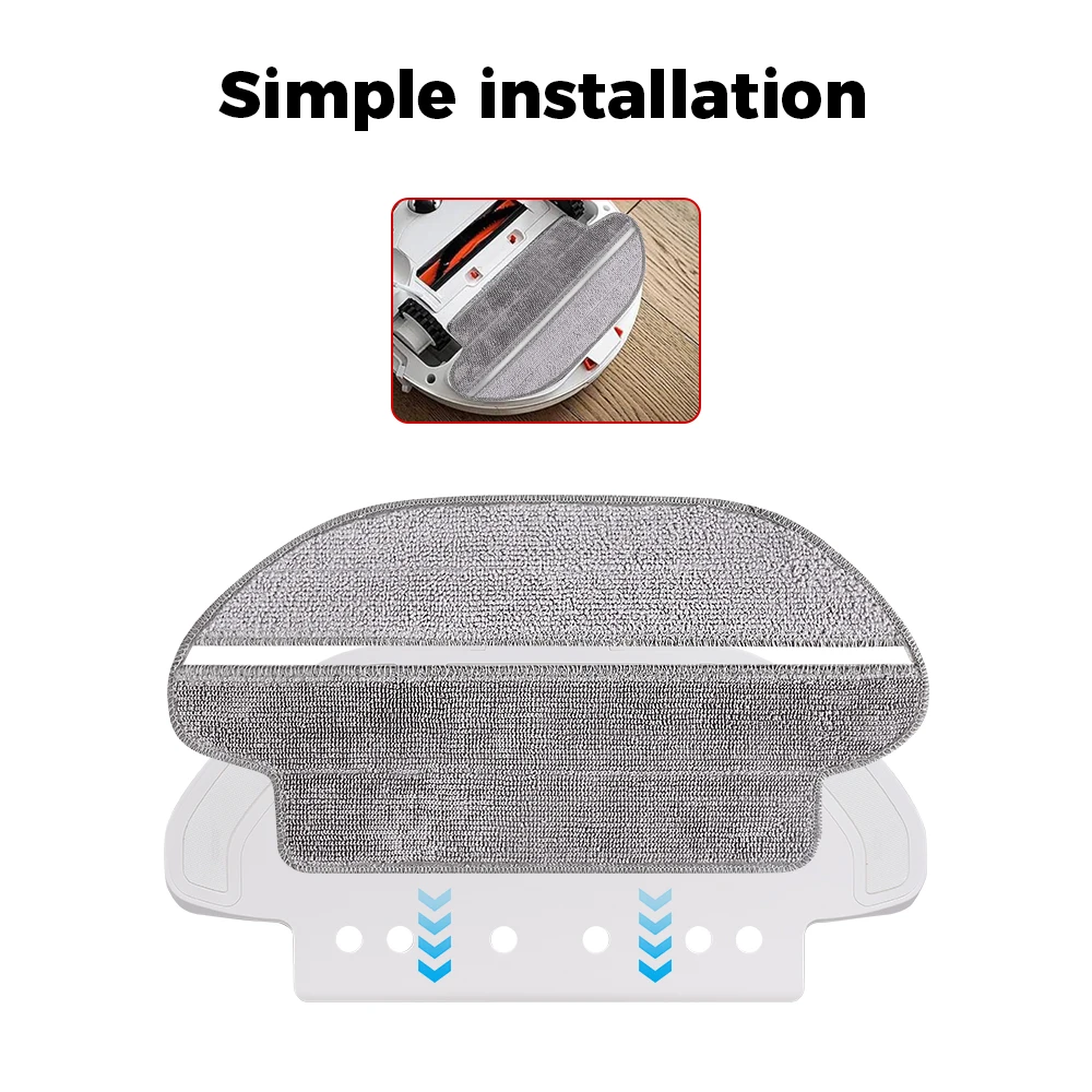 Pano de esfregão de separação seca e molhada para Xiaomi Mijia Mop 2S/Pro/P/3C/S10EUS/LDS STYTJ02YM/ VIOMI V2Pro/V3/SE/S12 Peça de aspirador de pó