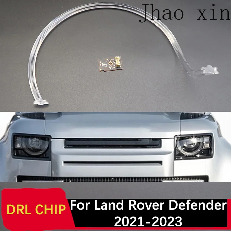 Circuit Board Suitable for Land Rover Defender 2021-2023 Ballast Module Angel Eyes White Light Car Headlights DRL CHIP Lamp Tube