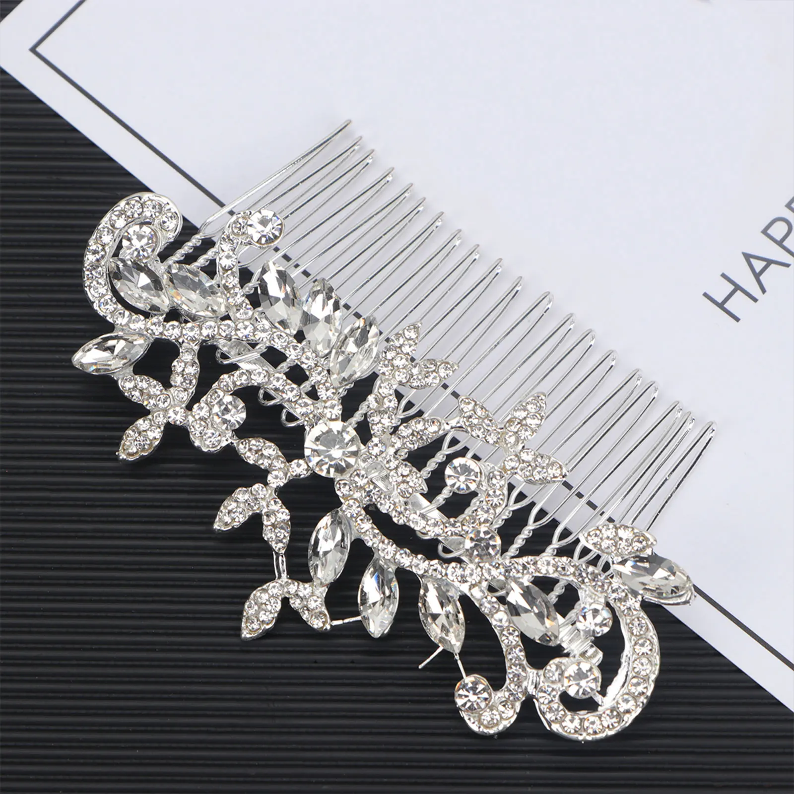 

Elegant Bride Hair Comb Chic Design Wedding Headdress Fashion Headwear Unique Structure Prom Gift Accessories Bride Hair Comb