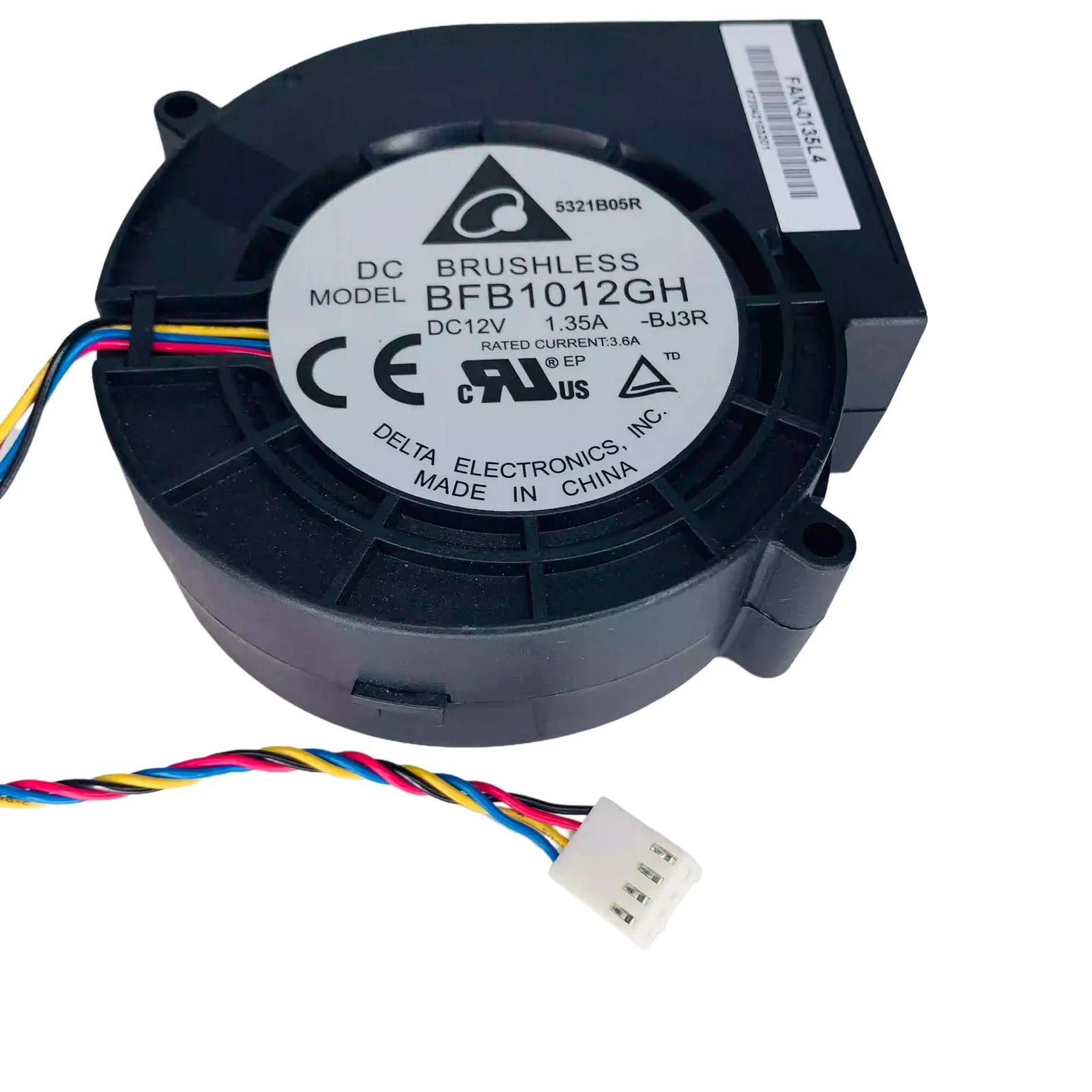 

For Delta BFB1012GH 97x94x33mm DC 12V 1.35A High Airflow Blower Fan 3600RPM 25.42CFM Industrial Turbo Cooling Fan 9cm