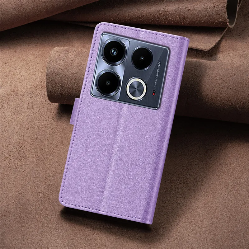 Wallet Flip Anti-theft Case For Infinix Note 40 Pro+ Plus 5G Note40 4G 40 Pro Leather Phone Cover RFID Blocking Protective Bags