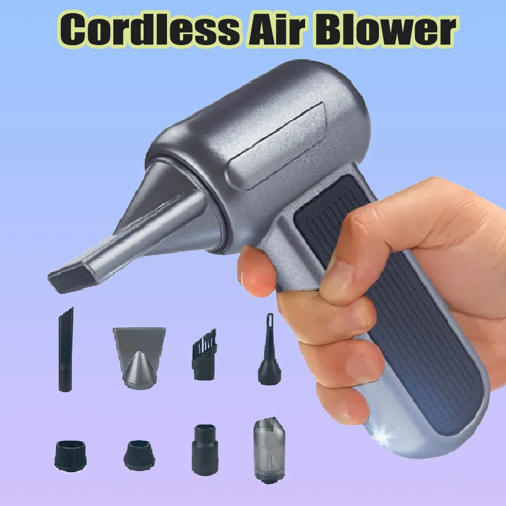 

Электрический вентилятор, 130000 об/мин, тряпка со сжатым воздухом, 3 скорости, регулируемый бесщеточный турбореактивный вентилятор, снегоочиститель, фен для волос