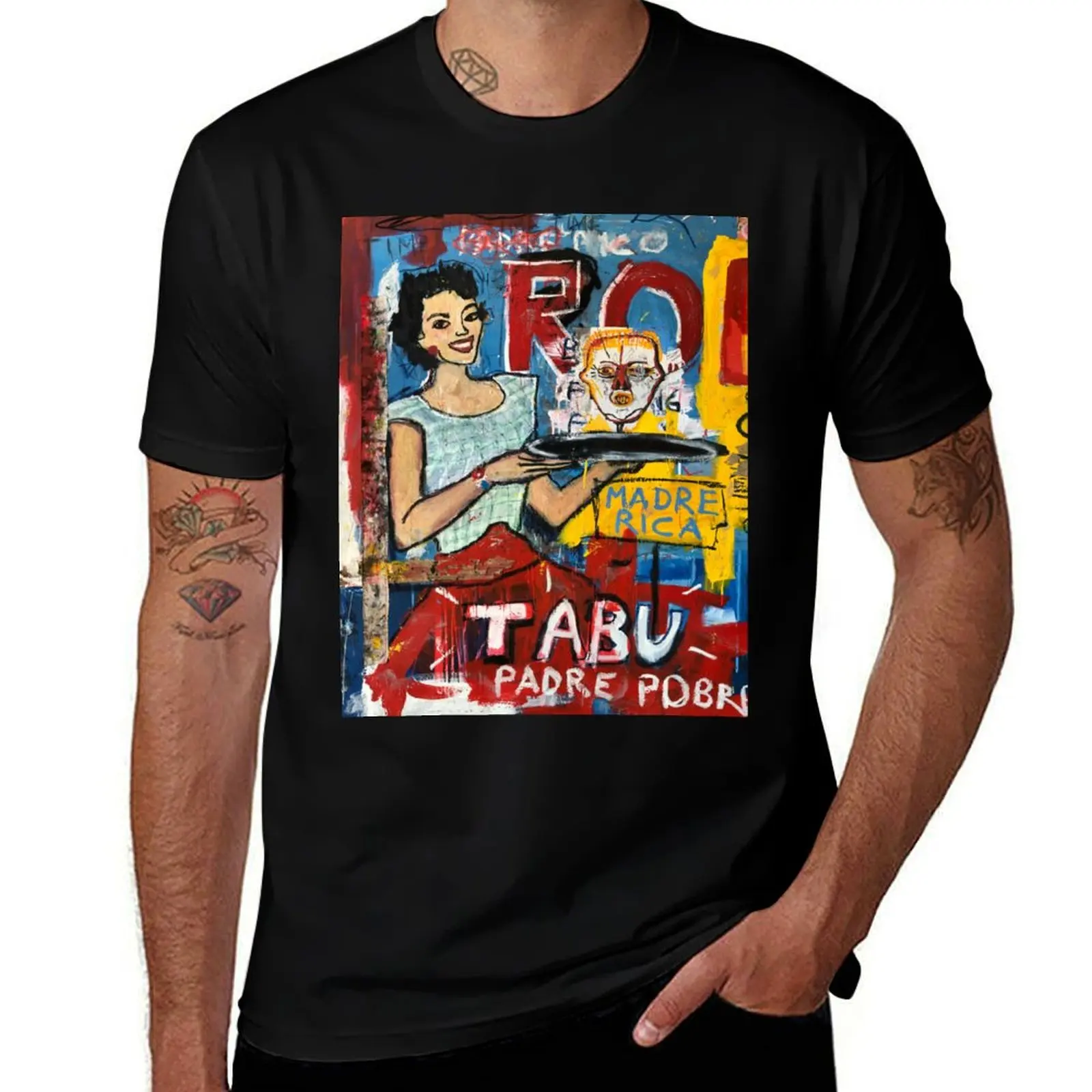 Camiseta Madre Rica Padre Pobre, Camiseta Informal Básica de Color Sólido