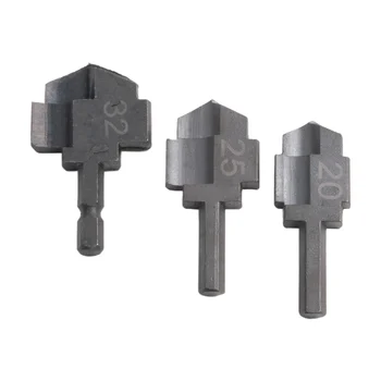 3 stücke ppr Hub bohrer Schritt buchse Wasser rohr Expansions anschluss Bohrer Stempel Klempner Reibahle Ries loch Ellbogen T-Stück Werkzeug