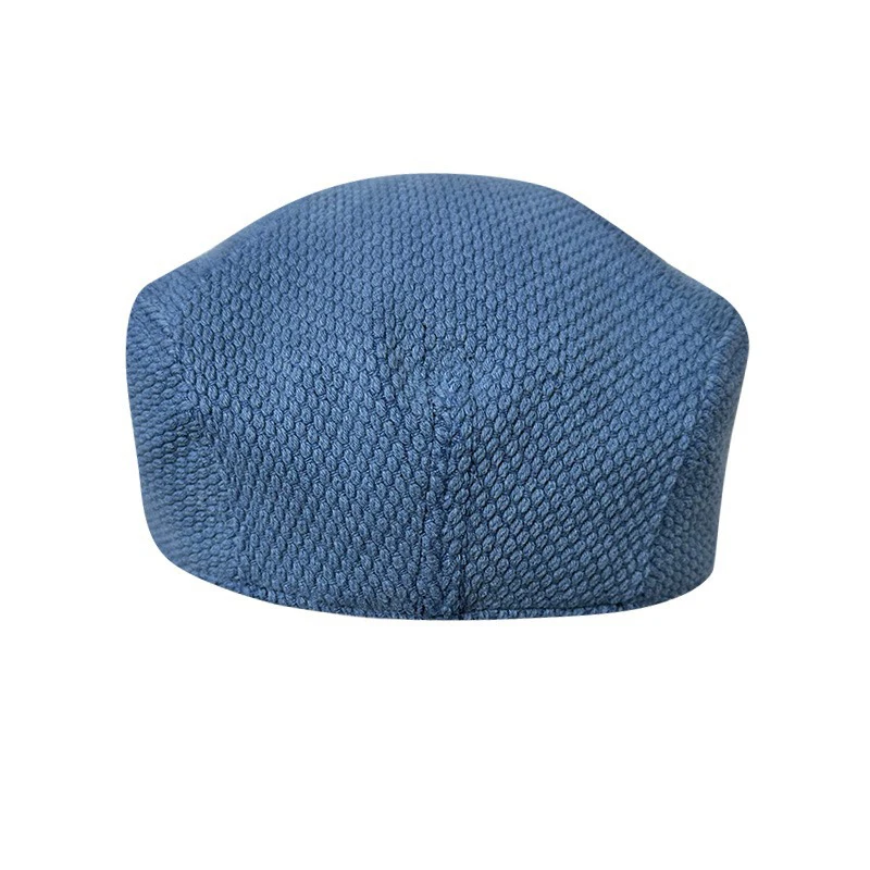 Blue Cotton Womens Mens Ivy Cap Beret Cabbie Driver Hat Spring Summer Breathable Flat Hats Vintage Gatsby Beret 31