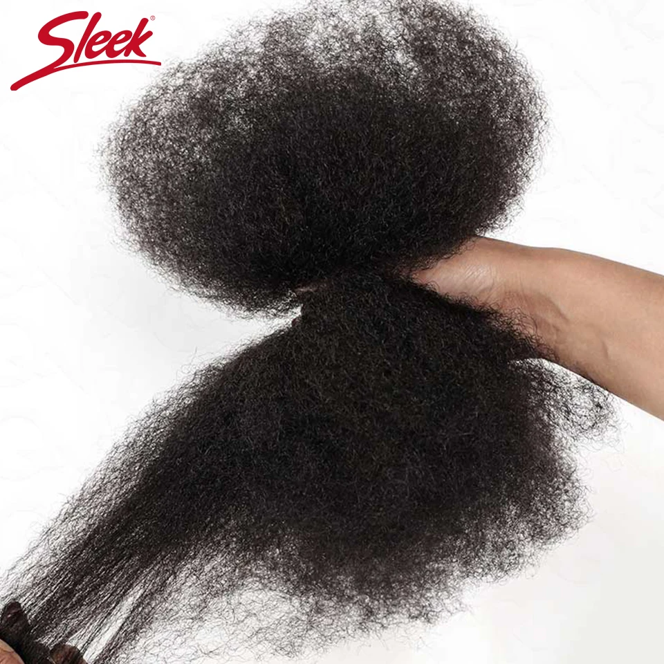 Pelo Afro brasileño rizado a granel, sin accesorio, cabello humano Afro rizado a granel, elegante virgen Remy, rastas, trenzas de Color Natural