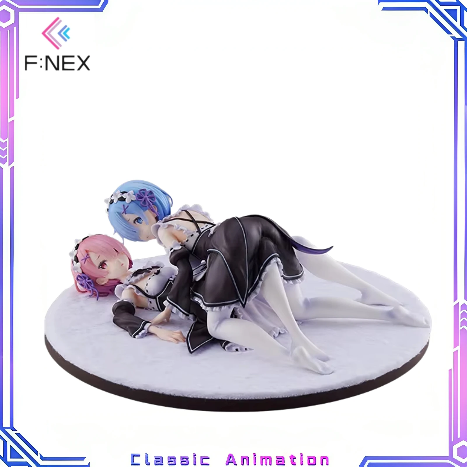 

【Оригинал】F:NEX Re: Life A Different World From Zero Ramu&Remu, красивая модель игрушки в масштабе 1/7