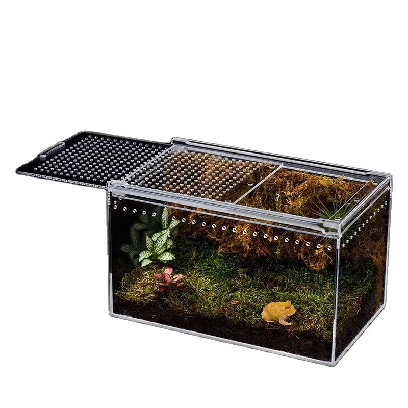 

Eco-Friendly Durable Acrylic Reptile Breeding Box with Vent Holes