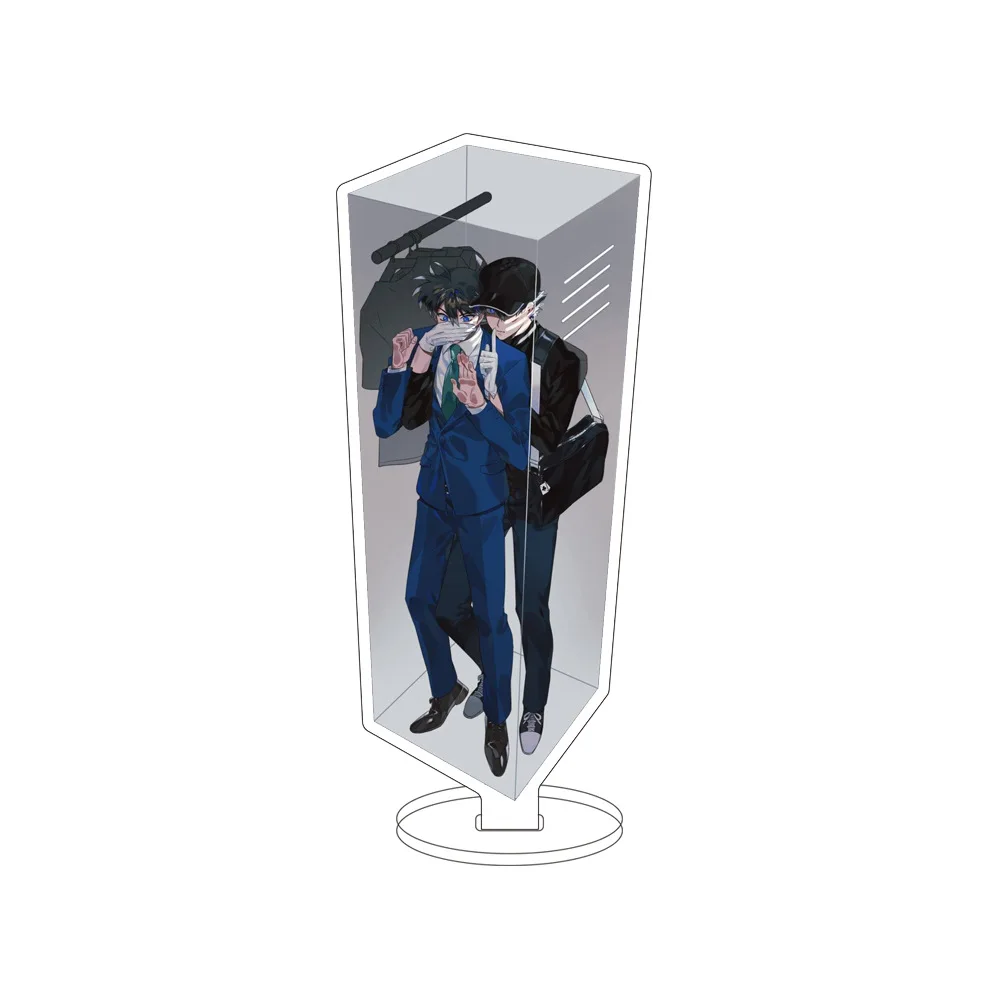 Detective Conan Anime Merchandise Acrylic Stand Ornament Gift Shuichi Akai Kaito Kid Shinichi Kudo Ran Mori Keychain Jewelry - view 5