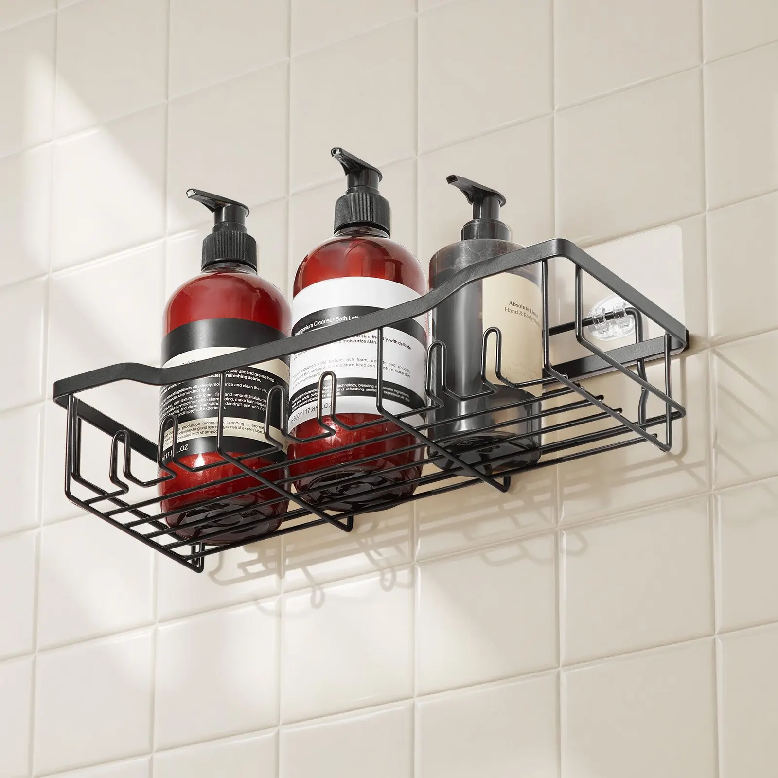 

Shower Caddy 5 Pack Adhesive Bathroom Shower Storage Organization Shelves Rack