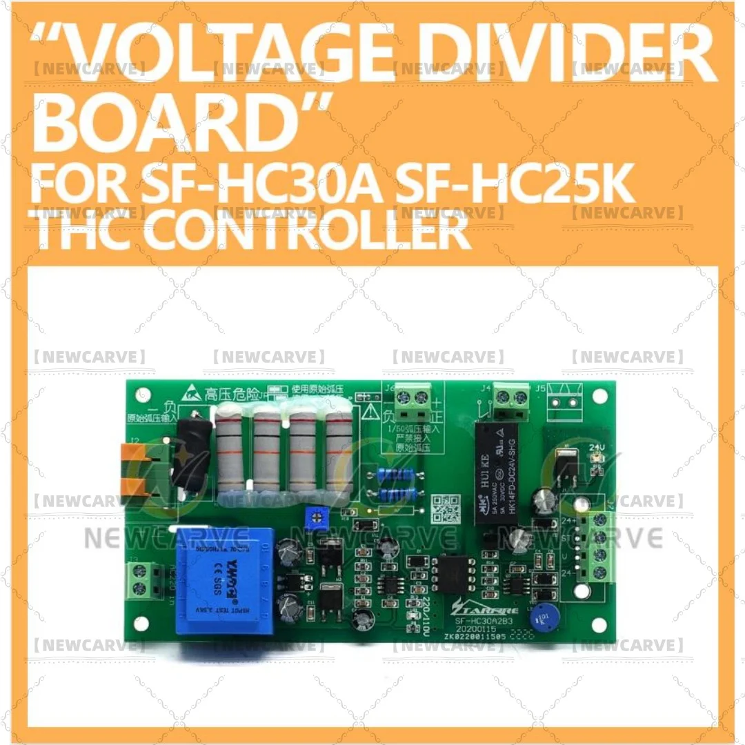 

Plasma Voltage Divider Board For Automatic Arc And Cap Torch Height Controller SF-HC30A SF-HC25G Plasma Voltage Divider NEWCARVE