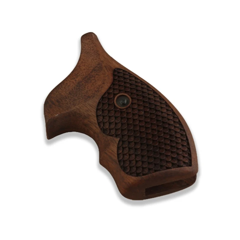 KSD Brand Smith Wesson J Frame Round Butt Models Compatible Walnut Grip