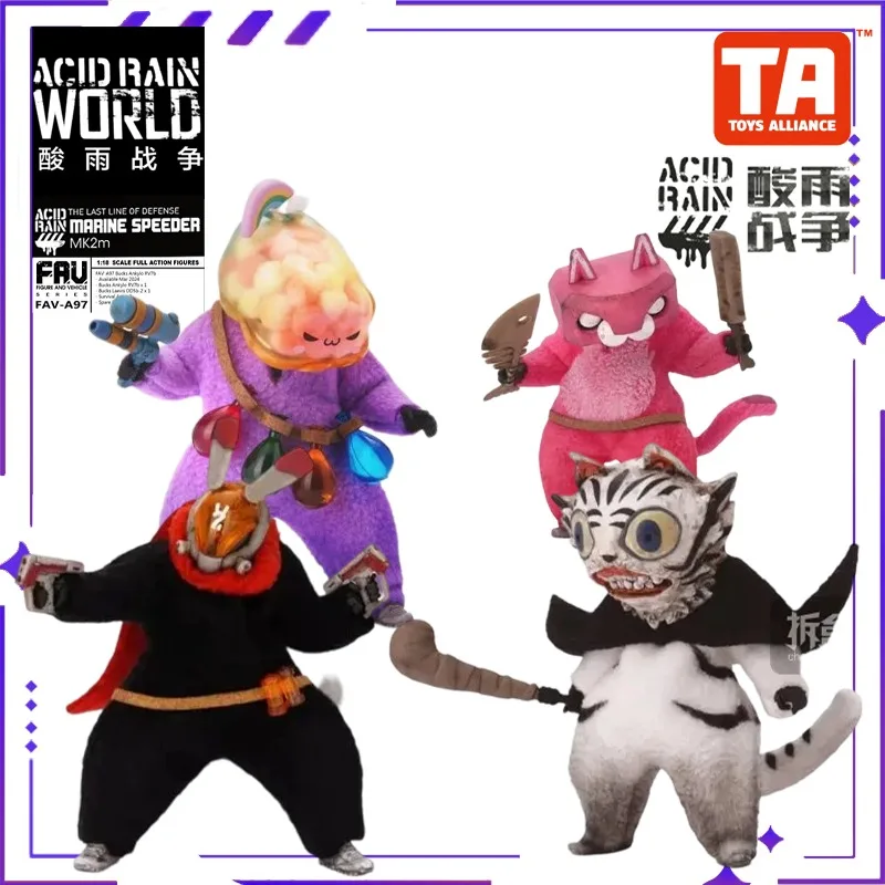 Оригинальная фигурка RABBIT BOX TOYS Acid Rain War, лимитированная серия MI Luger Rainbow, готовая модель Mobile Soldier, игрушка-подарок