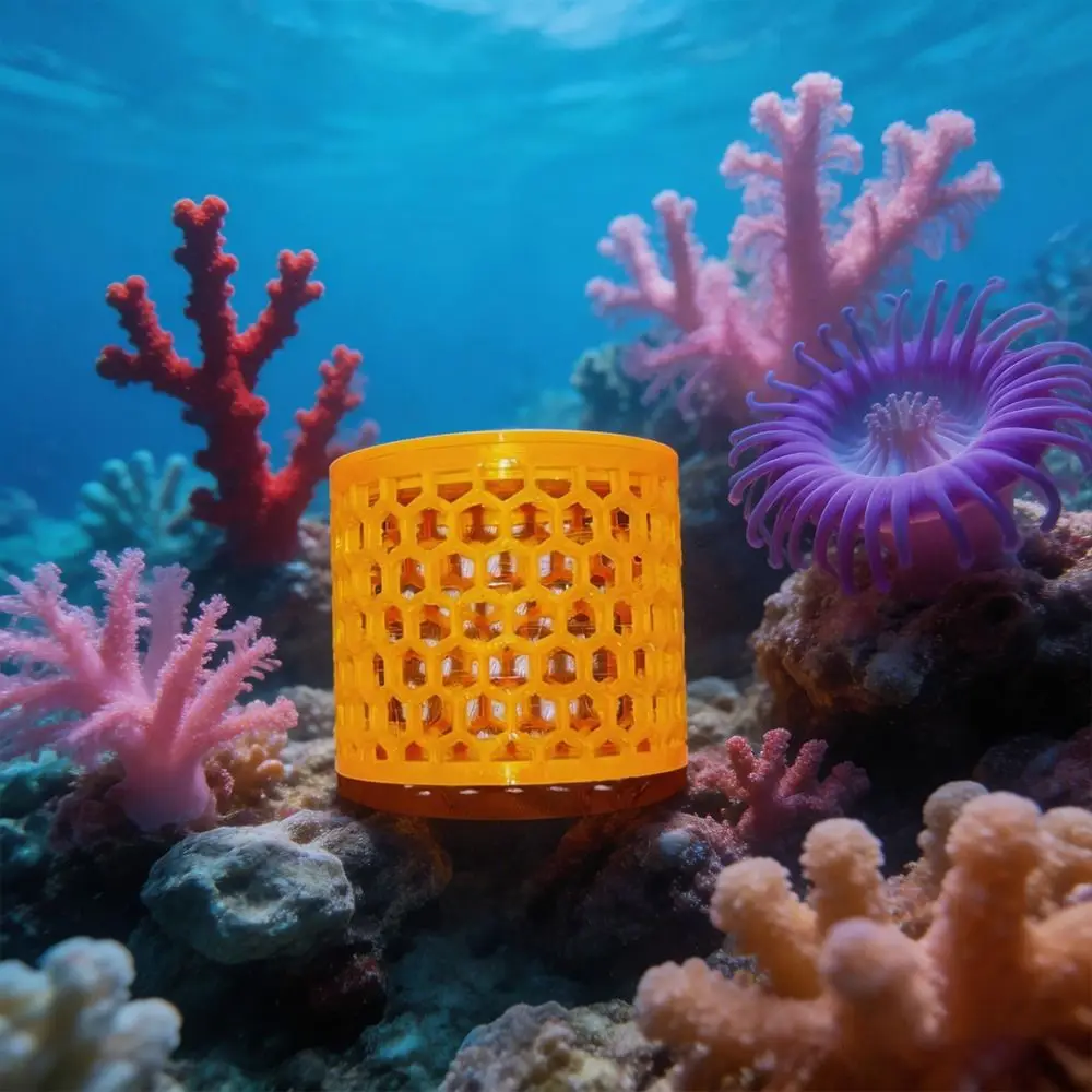 New 3D Printing Coral Reproduction Box Aquarium Small Coral Transplanting Box Ornamental Coral Mounting Tools Coral Propagation