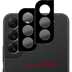 Bilashmart 2/4 HD Lens Protector Film Samsung Galaxy S22 5G /S22 + 5G 9H Anti Scratch Compatible Camera Lens Protection