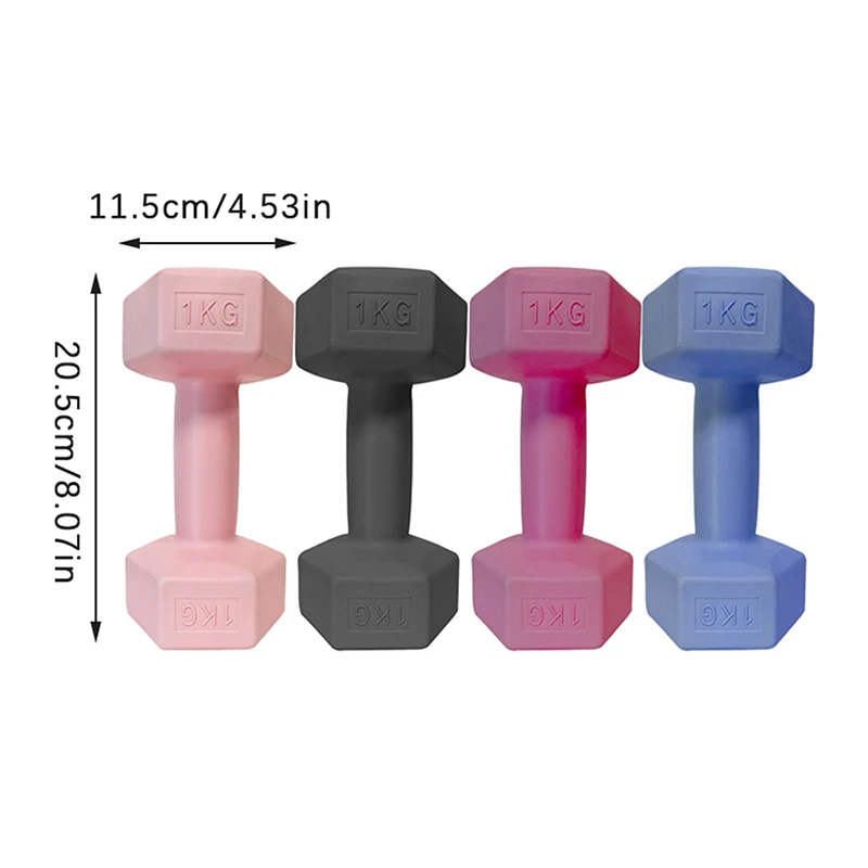 Dumbbell Fitness Equipment Stable Durable Dumbbell 1.5kg Weight Bodybuilding Training At Home For Women Fitness Equipment