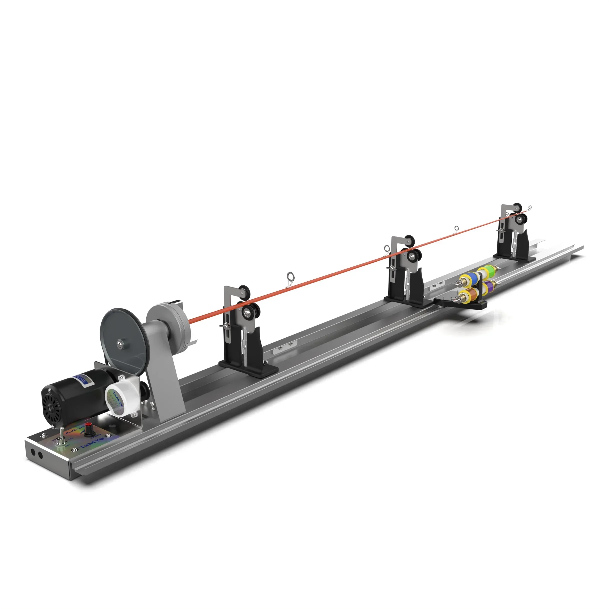 

Integrated multifunctional fishing rod winding machine