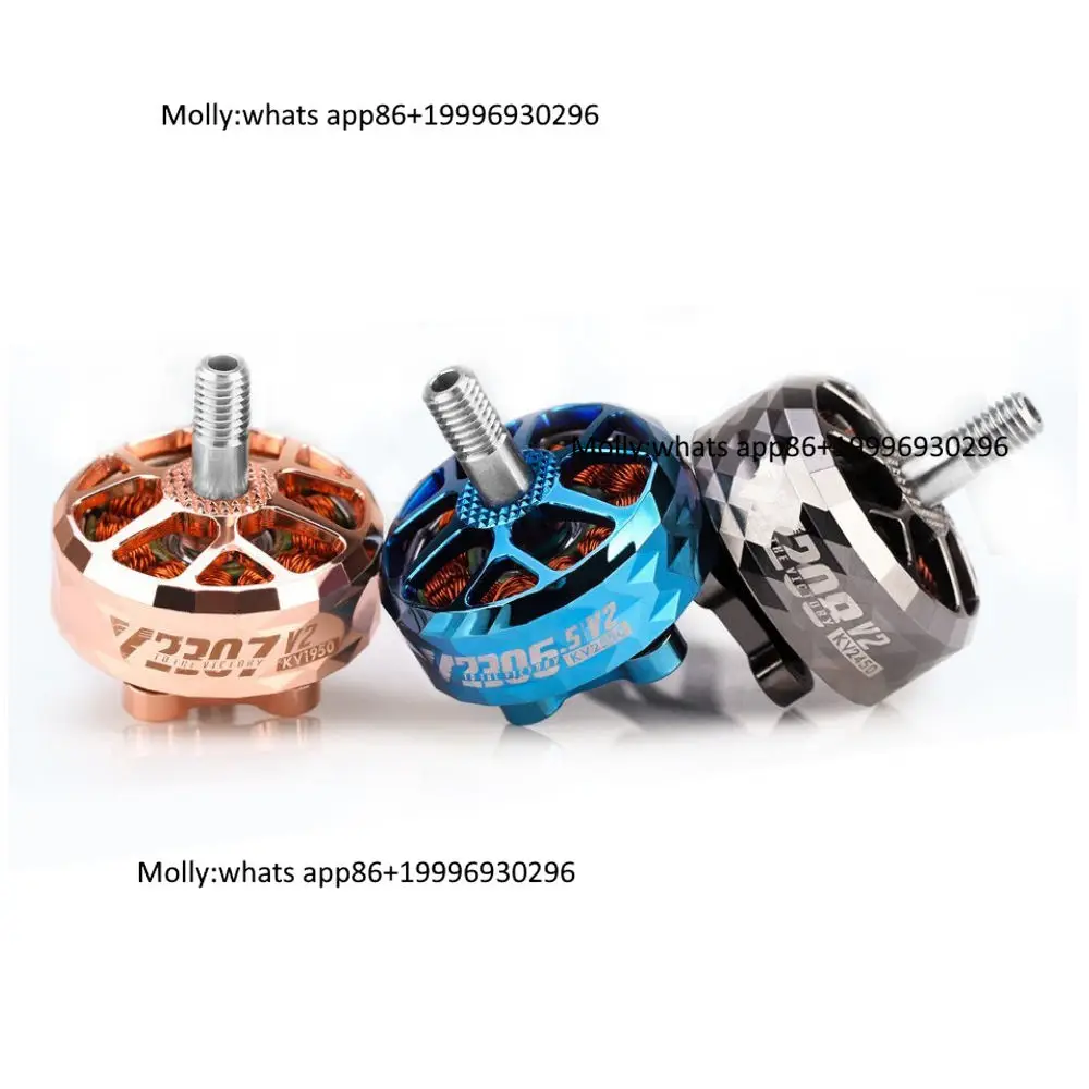 T-Motor V2307 V2 1950KV 2550KV 4-6S BLDC Motor 12N14P Configuration Low Noise FPV Drone Racing Freestyle Long Range DIY Parts