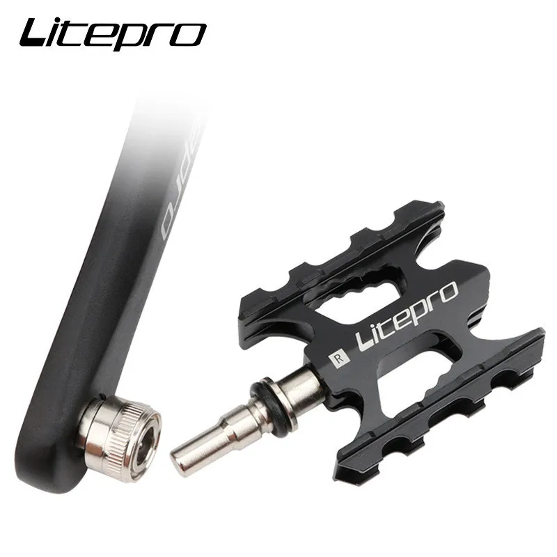 Litepro quick release pedal ultra-light aluminum alloy non-slip pedal for brompton pedal for dahon birdy