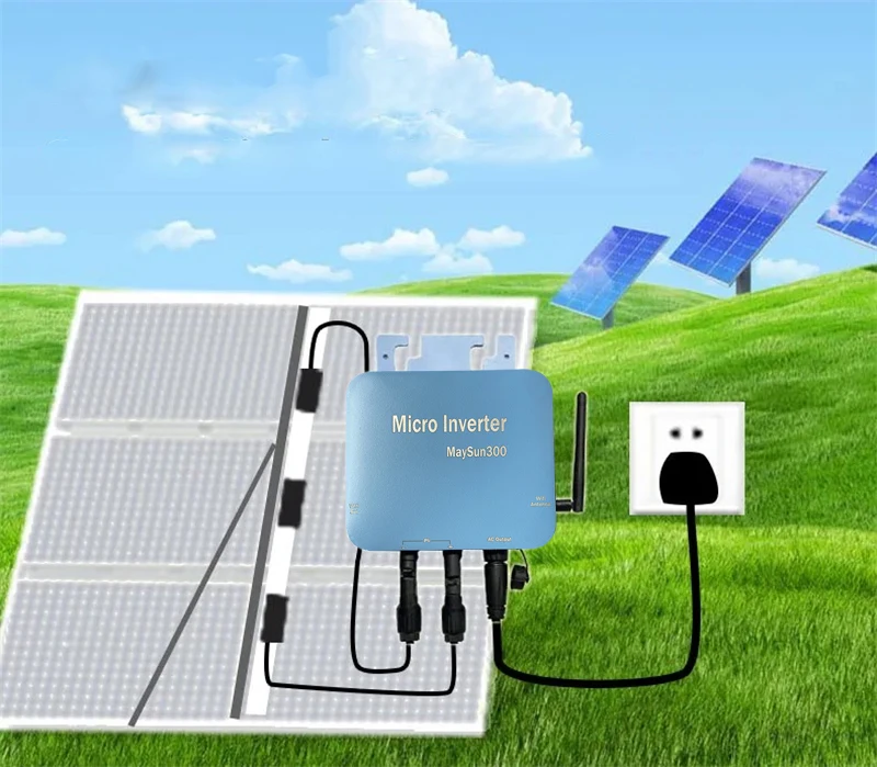 1500W 1000W 800W Micro Solar Panel Smart Inverter Built-In WIFI MPPT Home Intelligent Micro Solar Panel Inverter For110V 220V AC