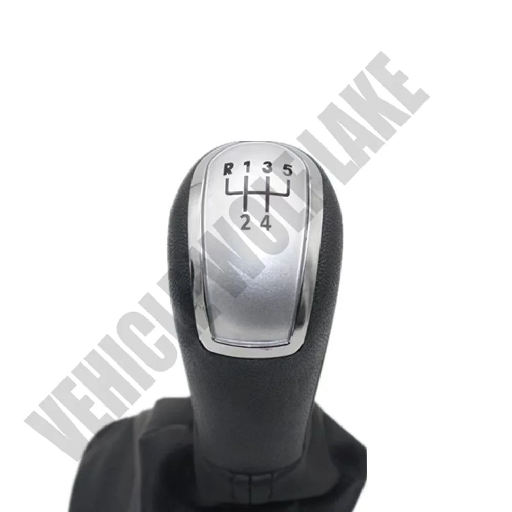 For Skoda Fabia MK1 1999 2000 2001 2002 2003 2004 2005 2006 2007 2008 Car-Styling 5 Speed Gear Stick Shift Knob Leather Boot